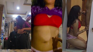 Delhi middle class girl sucking bfs big cock